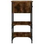 Mesitas noche 2 uds madera ingeniería roble ahumado 34x36x70 cm by , Nightstands - Ref: Foro24-825978, Price: 78,80 €, Discou...