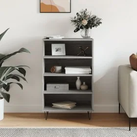 Aparador alto madera de ingeniería gris hormigón 57x35x90 cm by , Sideboards - Ref: Foro24-827232, Price: 39,74 €, Discount: %