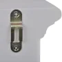 Armario de cocina de pared de madera y puerta de vidrio blanco de , Armarios de cocina - Ref: Foro24-241374, Precio: 169,57 €...