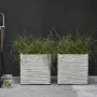 Capi Macetero Nature Rib cuadrado marfil 30x30 cm KOFI902 de , Maceteros y jardineras - Ref: Foro24-424208, Precio: 56,77 €, ...