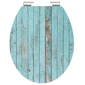 SCHÜTTE Tapa de váter con cierre suave brillante MDF BLUE WOOD de , Asientos de inodoros y bidés - Ref: Foro24-438752, Precio...