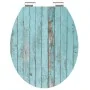 SCHÜTTE Tapa de váter con cierre suave brillante MDF BLUE WOOD von , Toiletten- und Bidetsitze - Ref: Foro24-438752, Preis: 5...