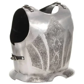 Réplica de coraza de armadura medieval LARP acero plateado de , Armas coleccionables - Ref: Foro24-286219, Precio: 137,30 €, ...