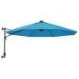 Sombrilla de pared con LED verde azul mar 290 cm de , Sombrillas - Ref: Foro24-362894, Precio: 113,82 €, Descuento: %