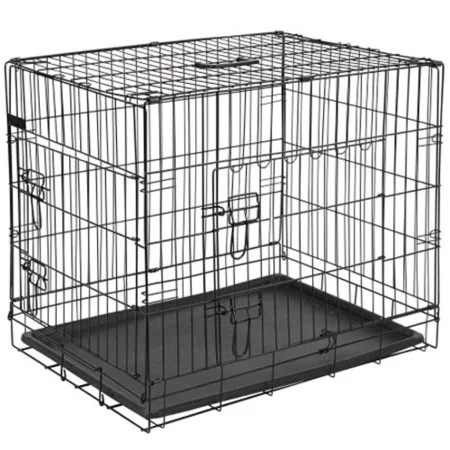 @Pet Transportín para perros metal negro 107x70x77,5 cm 15004 de , Transportines y cajas para mascotas - Ref: Foro24-413721, ...