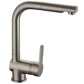 SCHÜTTE Grifo mezclador de fregadero LONDON acero inoxidable by , Faucets - Ref: Foro24-425827, Price: 103,35 €, Discount: %