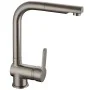 SCHÜTTE Grifo mezclador de fregadero LONDON acero inoxidable de , Grifos - Ref: Foro24-425827, Precio: 103,35 €, Descuento: %