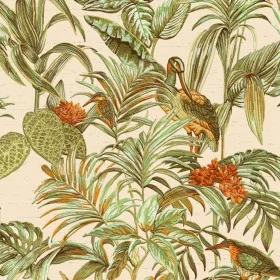 DUTCH WALLCOVERINGS Papel de pared Bird-of-Paradise verde de , Papel pintado - Ref: Foro24-430612, Precio: 36,43 €, Descuento: %
