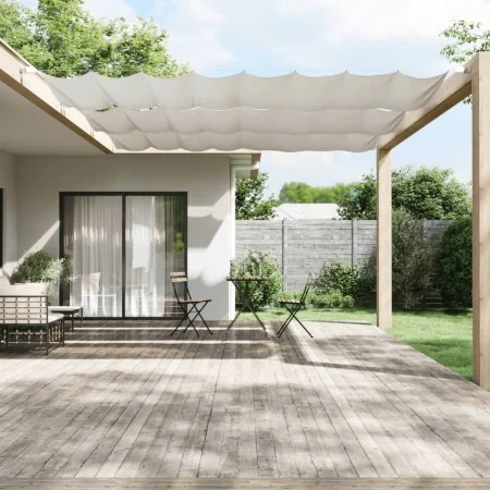 Toldo vertical blanco 180x1200 cm tela oxford de , Sombrillas - Ref: Foro24-148177, Precio: 91,27 €, Descuento: %