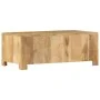 Mesa de centro con 4 cajones madera maciza de mango 90x50x35 cm by , Coffee table - Ref: Foro24-285827, Price: 218,62 €, Disc...