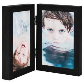 Marco de foto collage plegable negro 2x(21x29,7 cm) by , Photo frames - Ref: Foro24-332767, Price: 22,02 €, Discount: %