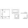 RIDDER Cortina de ducha Smile 180x200 cm de , Cortinas de ducha - Ref: Foro24-425969, Precio: 24,99 €, Descuento: %