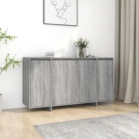Aparador de madera de ingeniería gris Sonoma 135x41x75 cm von , Sideboards - Ref: Foro24-813057, Preis: 161,58 €, Rabatt: %