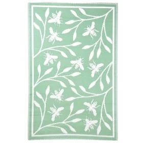 Esschert Design Alfombra de exterior estampado de abejas 182x122 cm de , Protectores para exterior - Ref: Foro24-433892, Prec...