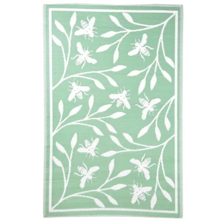Esschert Design Alfombra de exterior estampado de abejas 182x122 cm de , Protectores para exterior - Ref: Foro24-433892, Prec...