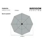 Madison Sombrilla Paros II Luxe gris 300 cm de , Sombrillas - Ref: Foro24-434706, Precio: 132,35 €, Descuento: %