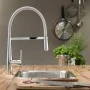 SCHÜTTE Grifo mezclador de fregadero muelle en espiral NEW YORK cromo by , Faucets - Ref: Foro24-435065, Price: 137,07 €, Dis...