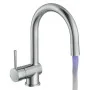 SCHÜTTE Grifo mezclador de lavabo con LED STELLA cromado by , Faucets - Ref: Foro24-435067, Price: 86,65 €, Discount: %