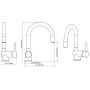 SCHÜTTE Grifo mezclador de lavabo con LED STELLA cromado by , Faucets - Ref: Foro24-435067, Price: 86,65 €, Discount: %