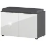 Germania Banco zapatero GW-Rimini 75x40x48 cm grafito y blanco de , Zapateros y organizadores de calzado - Ref: Foro24-438392...