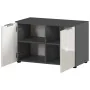 Germania Banco zapatero GW-Rimini 75x40x48 cm grafito y blanco de , Zapateros y organizadores de calzado - Ref: Foro24-438392...