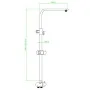 SCHÜTTE Barra de ducha fija METZ cromado by , Shower arms and adapters - Ref: Foro24-438695, Price: 107,98 €, Discount: %