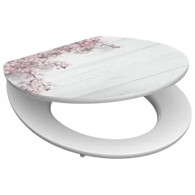 SCHÜTTE Asiento de inodoro con cierre suave FLOWERS & WOOD MDF brillo de , Asientos de inodoros y bidés - Ref: Foro24-438759,...
