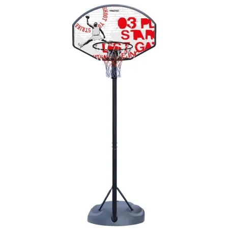 Avento Canasta baloncesto ajustable Champion Shoot negro blanco y rojo de , Postes para canastas de baloncesto - Ref: Foro24-...
