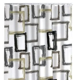 RIDDER Cortina de ducha Pattern Brown 180x200 cm de , Cortinas de ducha - Ref: Foro24-425892, Precio: 21,90 €, Descuento: %
