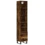 Aparador de madera contrachapada roble ahumado 34,5x34x180 cm von , Sideboards - Ref: Foro24-3189794, Preis: 97,27 €, Rabatt: %