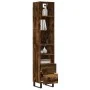 Aparador de madera contrachapada roble ahumado 34,5x34x180 cm von , Sideboards - Ref: Foro24-3189794, Preis: 97,27 €, Rabatt: %