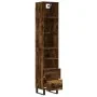 Aparador de madera contrachapada roble ahumado 34,5x34x180 cm von , Sideboards - Ref: Foro24-3189794, Preis: 97,27 €, Rabatt: %