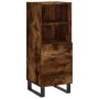 Aparador de madera contrachapada roble ahumado 34,5x34x180 cm von , Sideboards - Ref: Foro24-3189794, Preis: 97,27 €, Rabatt: %