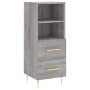 Aparador alto madera contrachapada gris Sonoma 34,5x34x180 cm by , Sideboards - Ref: Foro24-3200255, Price: 106,72 €, Discoun...