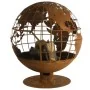 Esschert Design Brasero con forma de globo terráqueo de , Chimeneas - Ref: Foro24-433899, Precio: 324,06 €, Descuento: %