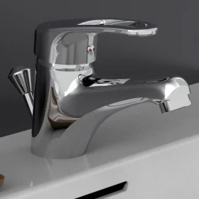 SCHÜTTE Grifo mezclador de lavabo BATONI cromado de , Grifos - Ref: Foro24-438662, Precio: 47,31 €, Descuento: %