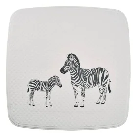 RIDDER Alfombrilla de ducha Zebra blanco y negro 54x54 cm de , Alfombras y esterillas de baño - Ref: Foro24-445031, Precio: 2...