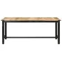 Mesa de comedor de madera maciza de mango rugosa 180x90x76 cm by , Kitchen and dining tables - Ref: Foro24-287436, Price: 405...
