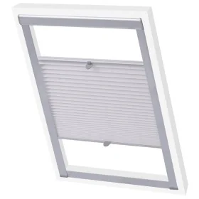 Persiana plisada blanca PK06 de , Persianas y estores - Ref: Foro24-133531, Precio: 48,15 €, Descuento: %