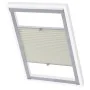 Persiana plisada crema FK06 de , Persianas y estores - Ref: Foro24-133538, Precio: 39,36 €, Descuento: %