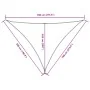 Toldo de vela triangular tela Oxford naranja 5x7x7 m de , Sombrillas - Ref: Foro24-135732, Precio: 54,16 €, Descuento: %