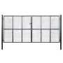 Puerta de malla de jardín acero galvanizado 400x200 cm gris de , Puertas de jardín - Ref: Foro24-143379, Precio: 710,12 €, De...