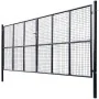 Puerta de malla de jardín acero galvanizado 400x200 cm gris de , Puertas de jardín - Ref: Foro24-143379, Precio: 710,12 €, De...