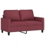 Juego de sofás con cojines 2 piezas tela rojo tinto von , Sofas - Ref: Foro24-3201450, Preis: 399,46 €, Rabatt: %
