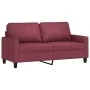 Juego de sofás con cojines 2 piezas tela rojo tinto von , Sofas - Ref: Foro24-3201450, Preis: 399,46 €, Rabatt: %