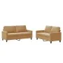 Juego de sofás con cojines 2 piezas terciopelo marrón by , Sofas - Ref: Foro24-3201503, Price: 379,43 €, Discount: %