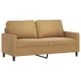 Juego de sofás con cojines 2 piezas terciopelo marrón by , Sofas - Ref: Foro24-3201503, Price: 379,43 €, Discount: %