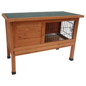 FLAMINGO Conejera Bunny 90 marrón 91x45x70 cm de , Jaulas y habitáculos para animales pequeños - Ref: Foro24-439666, Precio: ...