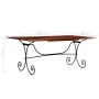 Mesa de comedor madera maciza acabado miel 200x100x76 cm de , Mesas de cocina y de comedor - Ref: Foro24-245643, Precio: 285,...