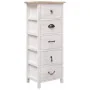 Armario auxiliar de madera de paulownia 35x25x87 cm by , Drawers - Ref: Foro24-284077, Price: 130,06 €, Discount: %